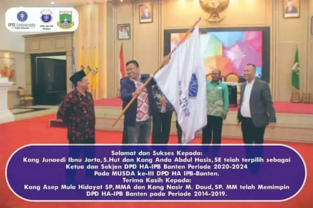 Konsolidasi Alumni, Pengukuhan dan Rakerda Pengurus DPD Himpunan Alumni IPB Bogor Digelar Besok Konsolidasi Alumni, Pengukuhan dan Rakerda Pengurus DPD Himpunan Alumni IPB Bogor Digelar Besok