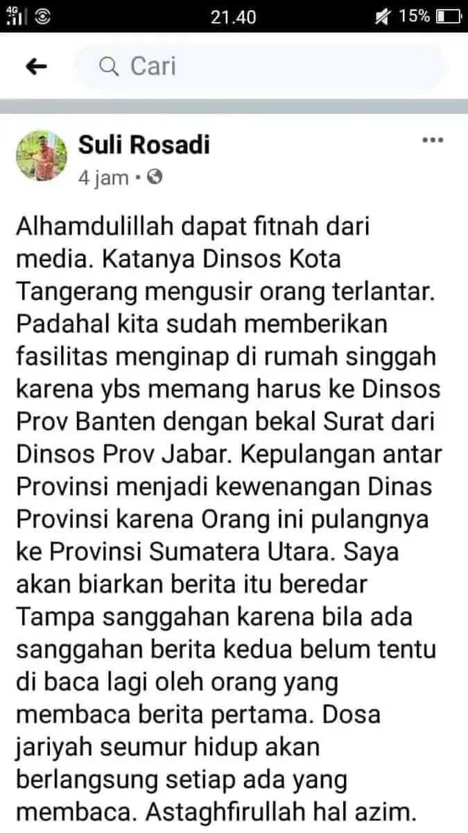 Baper!!! Curhat Dimedsos, Kadinsos Dinilai Kurang Beretika
