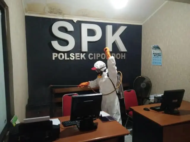Corona, PMI Pinang Terus Bergerak Polsek, Sekolah dan Halte Disasar Corona, PMI Pinang Terus Bergerak Polsek, Sekolah dan Halte Disasar