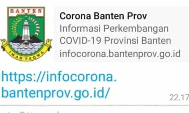 Siaga, Pemprov Banten Luncurkan Situs Infocorona Siaga, Pemprov Banten Luncurkan Situs Infocorona