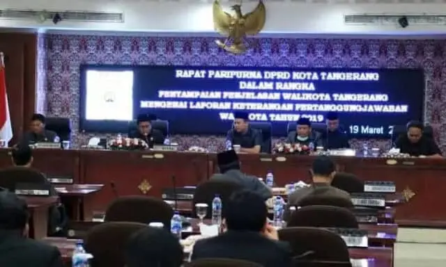 Paripuran DPRD Kota Tangerang, Sachrudin Sampaikan LKPJ 2019 Paripuran DPRD Kota Tangerang, Sachrudin Sampaikan LKPJ 2019