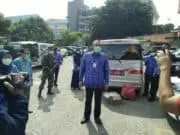 Sehari Jelang PSBB Zaki Pantau Obyek Vital dan Bagikan Masker Sehari Jelang PSBB Zaki Pantau Obyek Vital dan Bagikan Masker