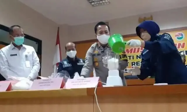 Polresta Tangerang Musnahkan 11, 172 Kilogram Sabu Polresta Tangerang Musnahkan 11, 172 Kilogram Sabu
