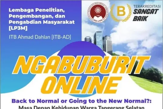 Bahas Ancaman Ekonomi Warga Tangsel Ditengah Pandemi Covid 19, ITB Ahmad Dahlan Gelar Dialog Online Bahas Ancaman Ekonomi Warga Tangsel Ditengah Pandemi Covid 19, ITB Ahmad Dahlan Gelar Dialog Online