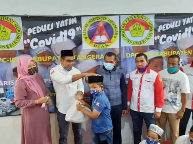 DPC IPHI Kabupaten Tangerang dan LSM Biak Santuni 250 Anak Yatim Piatu DPC IPHI Kabupaten Tangerang dan LSM Biak Santuni 250 Anak Yatim Piatu