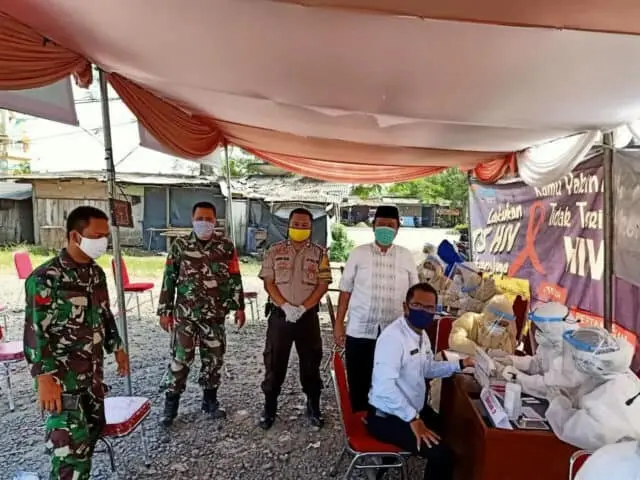 Puskesmas Cikuya Gelar Rapid Test Masal Puskesmas Cikuya Gelar Rapid Test Masal