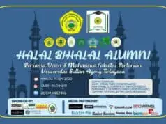 Pandemi Covid 19 Bukan Penghambat Silahturahmi, Ika Faperta Untirta Akan Gelar Halal Bihalal Pandemi Covid 19 Bukan Penghambat Silahturahmi, Ika Faperta Untirta Akan Gelar Halal Bihalal