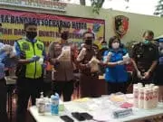 Polresta Bandara Soetta Gelar Pemusnahan Barang Bukti Narkotika