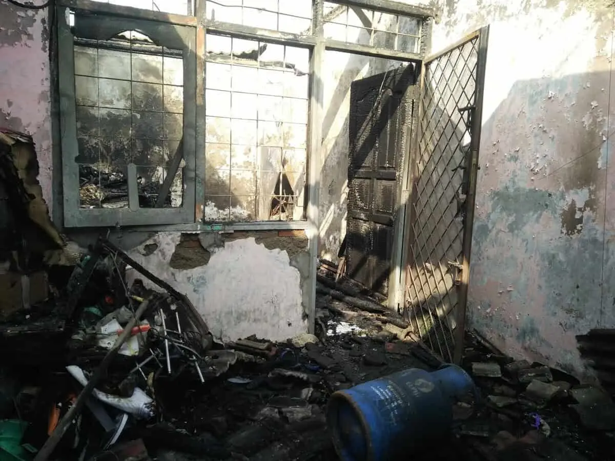 Kebakaran Rumah Tewaskan Satu Keluarga di Poris