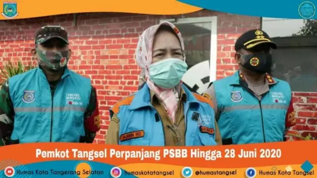 Pemkot Tangsel Perpanjang PSBB Hingga 28 Juni Pemkot Tangsel Perpanjang PSBB Hingga 28 Juni