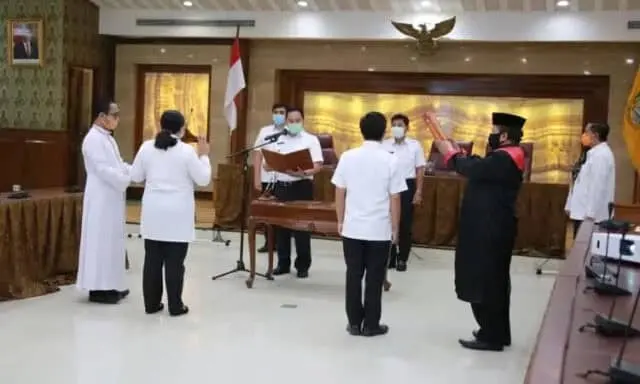 32 ASN Jabatan Fungsional Pemkot Tangerang Dilantik Online 32 ASN Jabatan Fungsional Pemkot Tangerang Dilantik Online