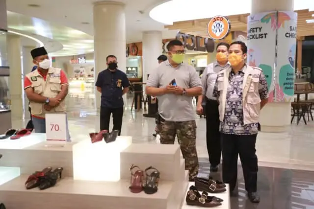 di Kota Tangerang, Penerapan Protokol Kesehatan Pusat Perbelanjaan Terus Pantau di Kota Tangerang, Penerapan Protokol Kesehatan Pusat Perbelanjaan Terus Pantau