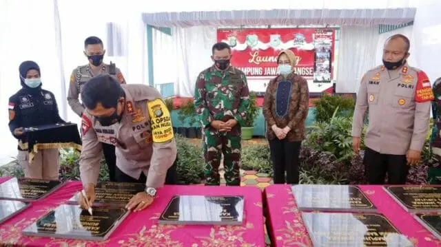 Jadi Percontohan Nasional, Kampung Jawara Tangsel Dilaunching Kapolri Jadi Percontohan Nasional, Kampung Jawara Tangsel Dilaunching Kapolri