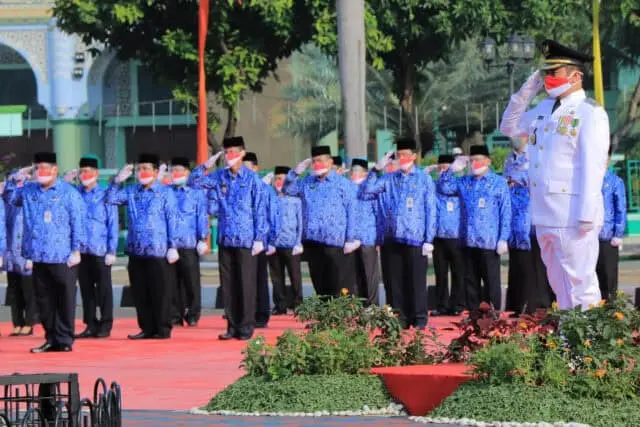 Ditengah Pandemi Covid-19, Upacara HUT RI Ke-75 di Kota Tangerang Digelar Sederhana Ditengah Pandemi Covid-19, Upacara HUT RI Ke-75 di Kota Tangerang Digelar Sederhana