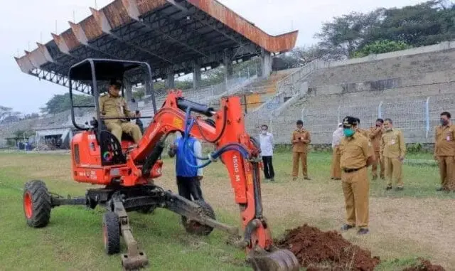 Pengerjaan Rehabilitasi Stadion Benteng Kota Tangerang Dikebut Pengerjaan Rehabilitasi Stadion Benteng Kota Tangerang Dikebut