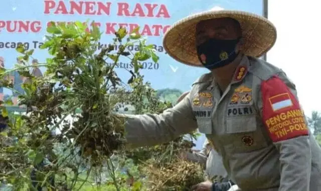 Ketahanan Pangan, Kapolres Panen Sayur Mayur di Banksasuci Kota Tangerang Ketahanan Pangan, Kapolres Panen Sayur Mayur di Banksasuci Kota Tangerang