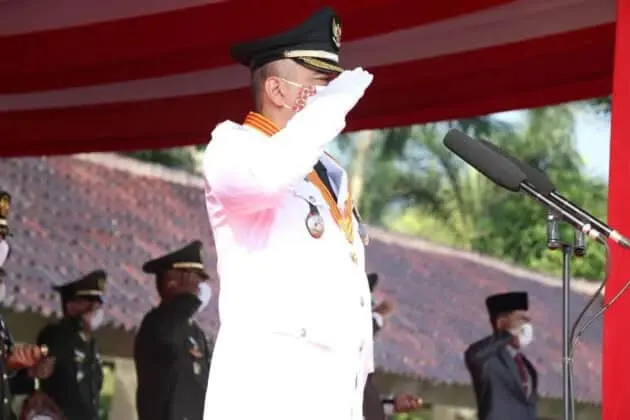 Pandemi Covid-19, Upacara HUT RI ke-75 di Pemkab Tangerang Berlangsung Khidmat