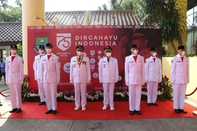 Pandemi Covid-19, Upacara HUT RI ke-75 di Pemkab Tangerang Berlangsung Khidmat