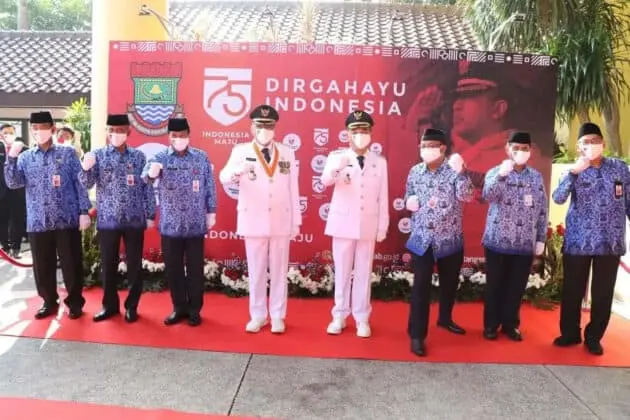 Pandemi Covid-19, Upacara HUT RI ke-75 di Pemkab Tangerang Berlangsung Khidmat