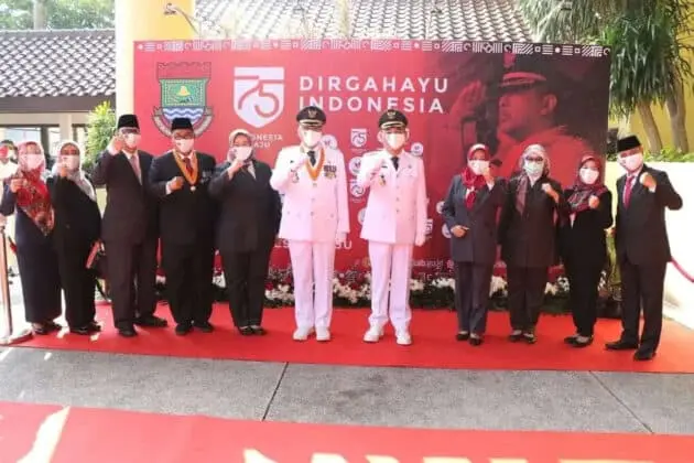 Pandemi Covid-19, Upacara HUT RI ke-75 di Pemkab Tangerang Berlangsung Khidmat