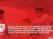 Pandemi Covid-19, Upacara HUT RI ke-75 di Pemkab Tangerang Berlangsung Khidmat Pandemi Covid-19, Upacara HUT RI ke-75 di Pemkab Tangerang Berlangsung Khidmat