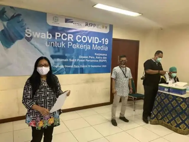 Tes Swab PCR Insan Media, Dewan Pers Gendeng Astra dan RSPP Tes Swab PCR Insan Media, Dewan Pers Gendeng Astra dan RSPP