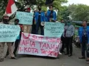 Geram Banyak Persoalan Tanah di Kota Tangerang, KNPI Demo Kantor BPN Geram Banyak Persoalan Tanah di Kota Tangerang, KNPI Demo Kantor BPN