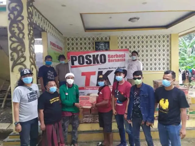 Tangerang Kita Peduli Salurkan Donasi Bagi Korban Banjir di Sukabumi