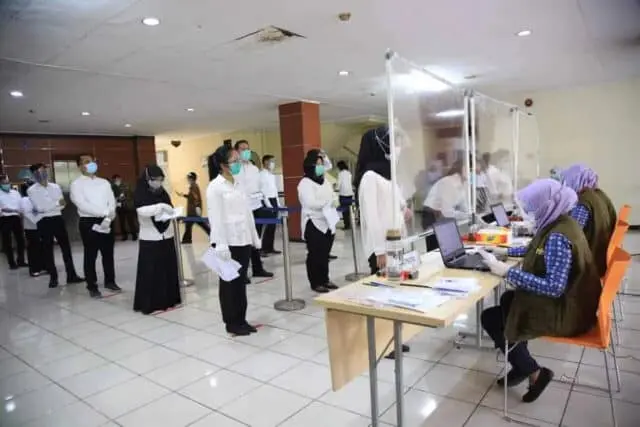 Pemkot Tangerang Gelar Tes SKB CPNS, 13 Orang Positif Covid-19 Ikuti Tes Sesuai Jadwal Pemkot Tangerang Gelar Tes SKB CPNS, 13 Orang Positif Covid-19 Ikuti Tes Sesuai Jadwal