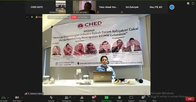Gelar Diskusi Virtual, CHED ITB AD Menyoal Regulasi Kebijakan Pemerintah dalam Kenaikan Cukai Rokok Di Indonesia Gelar Diskusi Virtual, CHED ITB AD Menyoal Regulasi Kebijakan Pemerintah dalam Kenaikan Cukai Rokok Di Indonesia