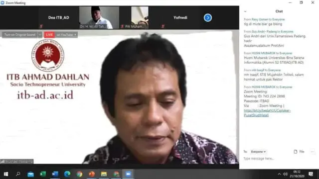 Launcing Pusat Studi Halal ITB Ahmad Dahlan; Ini Kajian Halal Versi UU Cipta Kerja Launcing Pusat Studi Halal ITB Ahmad Dahlan; Ini Kajian Halal Versi UU Cipta Kerja