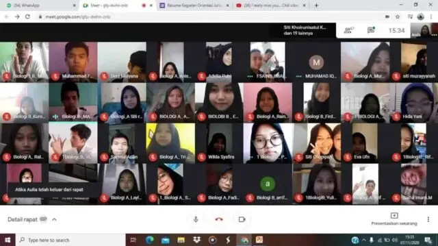HIMABIO UIN SMH Banten Laksanakan OSJUR Online