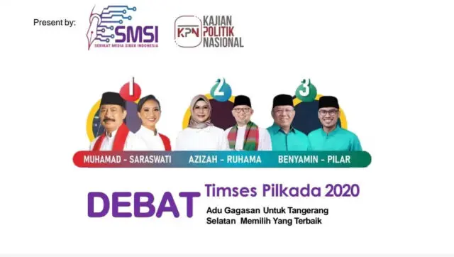 Besok, SMSI Tangsel Gelar Debat Timses Paslon Pilkada 2020 Besok, SMSI Tangsel Gelar Debat Timses Paslon Pilkada 2020