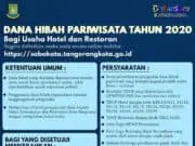 Wah, Disbudpar Kota Tangerang Salurkan Dana Hibah Bagi Usaha Hotel dan Restoran dari Kemenparekraf RI Wah, Disbudpar Kota Tangerang Salurkan Dana Hibah Bagi Usaha Hotel dan Restoran dari Kemenparekraf RI