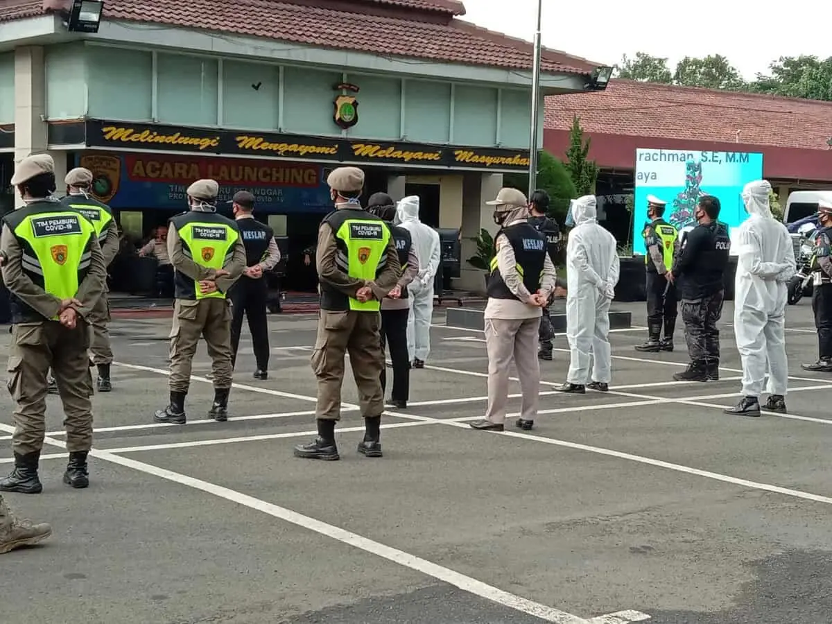 Digelar Serentak Secara Virtual, Polres Metro Tangerang Kota Launching Tim Pemburu Covid-19 Digelar Serentak Secara Virtual, Polres Metro Tangerang Kota Launching Tim Pemburu Covid-19