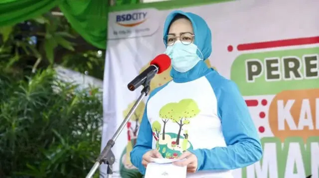 Airin Resmikan Kampung Mantap Betul Airin Resmikan Kampung Mantap Betul