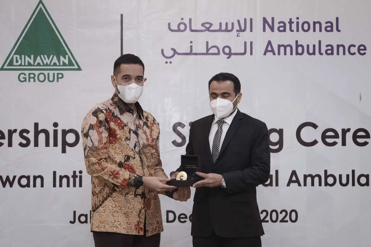 National Ambulance UAE-PT Binawan Inti Utama Teken MOU
