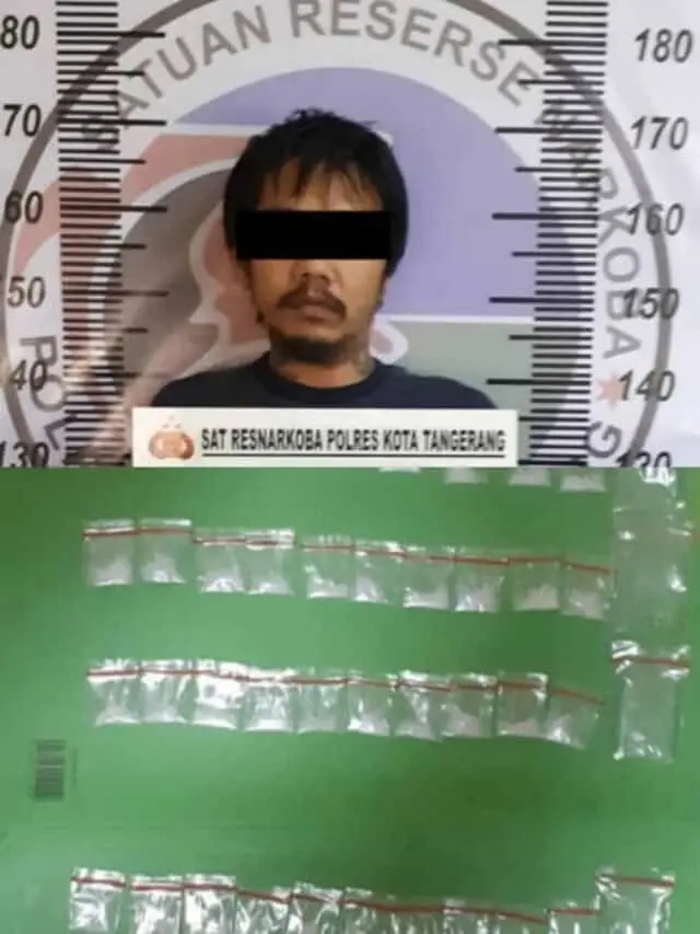 Milik Sabu 15 Gram, Kolut Diringkus Polresta Tangerang Milik Sabu 15 Gram, Kolut Diringkus Polresta Tangerang