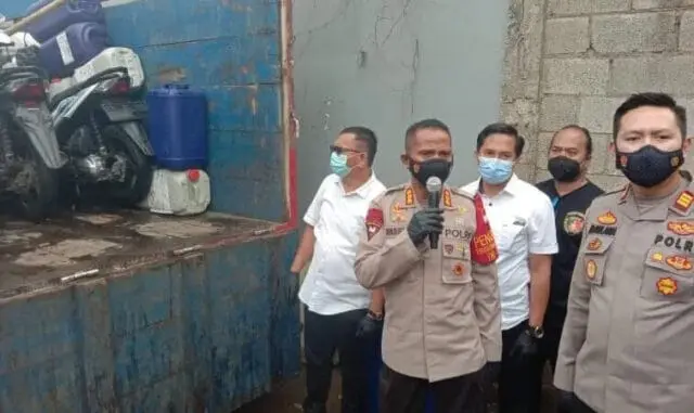Polsek Cipondoh Jumpa Pers di Polsek Cipondoh