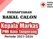 4 Balon Kepala Markas PMI Kota Tangerang Resmi Mendaftar, Ini Dia