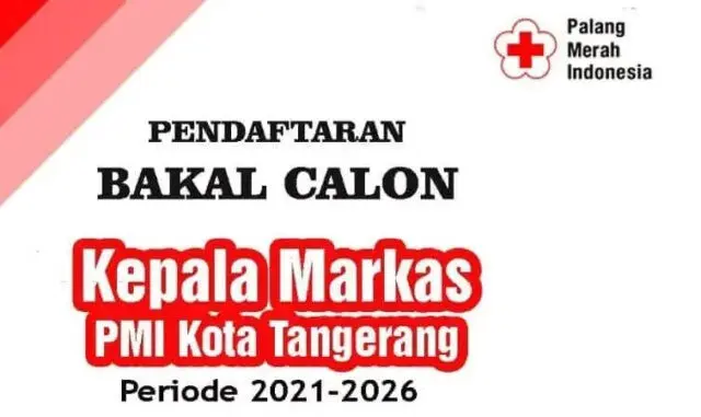 4 Balon Kepala Markas PMI Kota Tangerang Resmi Mendaftar, Ini Dia 4 Balon Kepala Markas PMI Kota Tangerang Resmi Mendaftar, Ini Dia