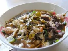 Soto Khas Purbalingga Campuran Daun So Melinjo