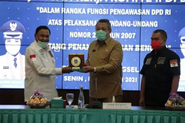 Benyamin Terima Kunjungan DPD RI, Bahas Penanganan Bencana Daerah Benyamin Terima Kunjungan DPD RI, Bahas Penanganan Bencana Daerah