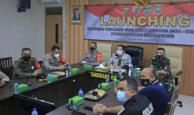 KTJ-SIGACOR Resmi Beroperasi di Kota Tangerang, Forkopimda dan PMI Gencar Semprot Disinfektan KTJ-SIGACOR Resmi Beroperasi di Kota Tangerang, Forkopimda dan PMI Gencar Semprot Disinfektan