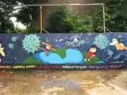 Mahasiswa KKN UNS Membuat Mural sebagai Sosialisasi untuk Warga Bojong Nangka Mahasiswa KKN UNS Membuat Mural sebagai Sosialisasi untuk Warga Bojong Nangka