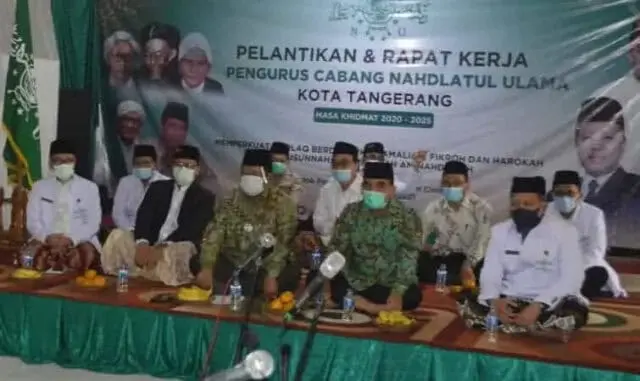 Lantik Pengurus dan Raker, PCNU Kota Tangerang Bentuk Karakter Mandiri Lantik Pengurus dan Raker, PCNU Kota Tangerang Bentuk Karakter Mandiri