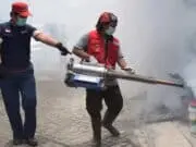 Berantas Aedes Aegypti, PMI Kota Tangerang Fogging Perumahan Warga Berantas Aedes Aegypti, PMI Kota Tangerang Fogging Perumahan Warga