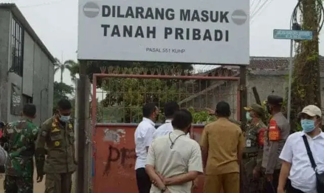 Klarifikasi Ancaman, Polisi Panggil Pemagar Tembok Beton di Ciledug Klarifikasi Ancaman, Polisi Panggil Pemagar Tembok Beton di Ciledug