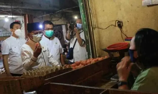 Sidak Pasar Jelang Puasa, Harga Komoditas Harian di Tangerang Naik