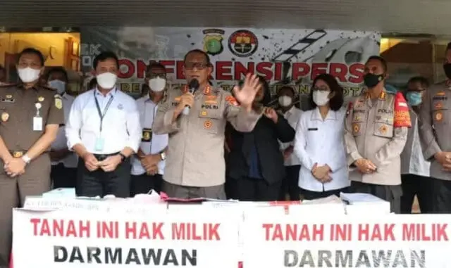 Sengketa Lahan 45 Hektare di Pinang, Polisi Tetapkan Darmawan Tersangka Mafia Tanah Sengketa Lahan 45 Hektare di Pinang, Polisi Tetapkan Darmawan Tersangka Mafia Tanah